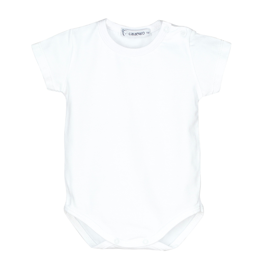 Calamaro Baby Girls White Vest