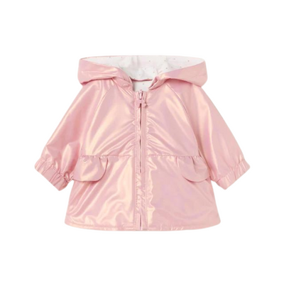 Mayoral Girls Pink Reversible Coat