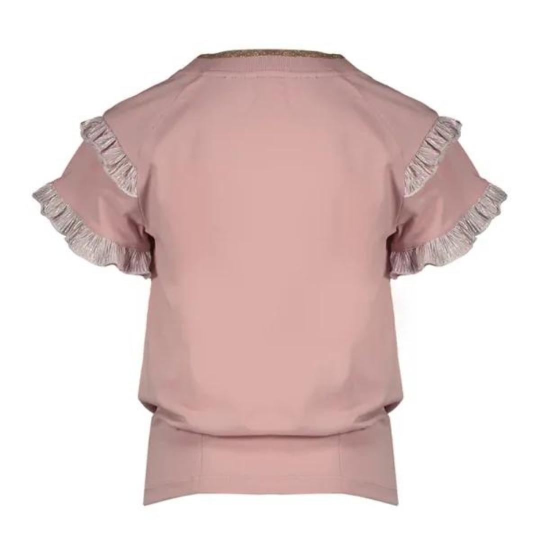 Nono Girls Pink Frill T-Shirt