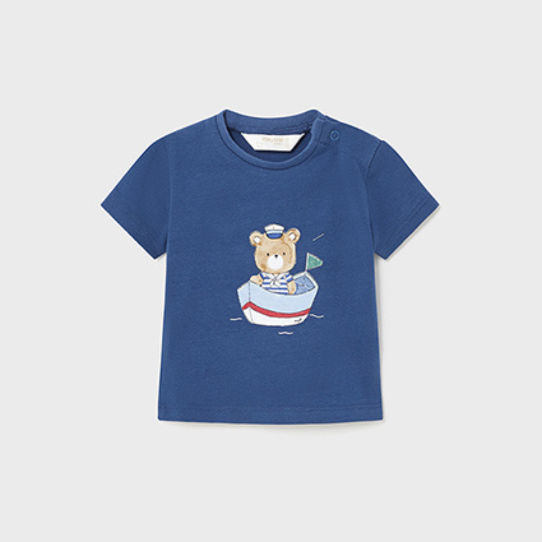 Mayoral Boys Bear Print T-Shirt