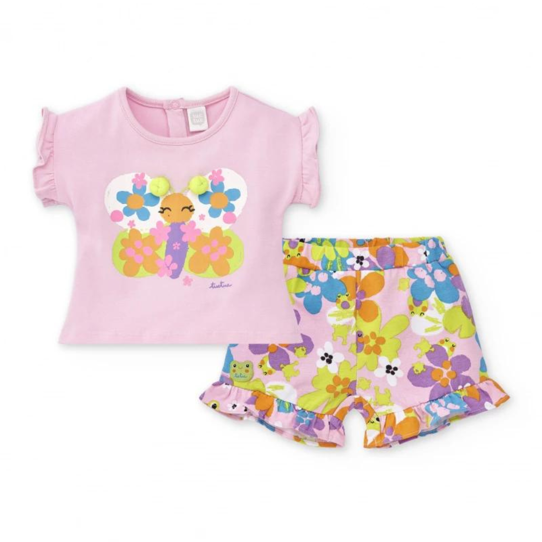 Tuc Tuc Girls Butterfly Short Set