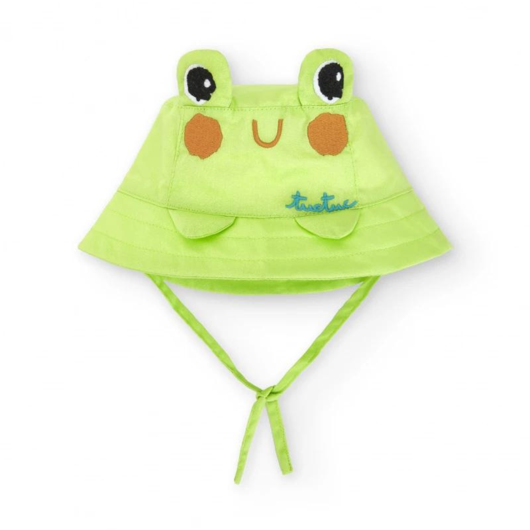 Tuc Tuc Boys Frog Print Green Hat