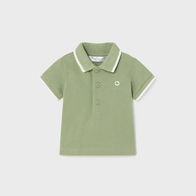 Mayoral Boys Green Short Sleeve Polo Shirt