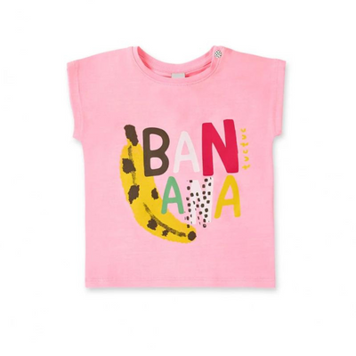 Tuc Tuc Girls Pink Banana Print T-Shirt