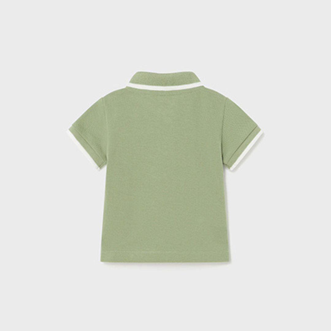 Mayoral Boys Green Short Sleeve Polo Shirt