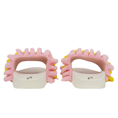 A Dee Pink Frilly Sliders