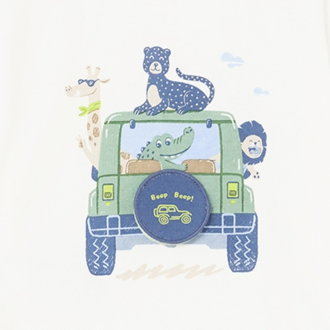 Mayoral Boys Safari Truck T-Shirt
