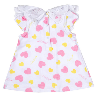 Little A Heart Print Dress
