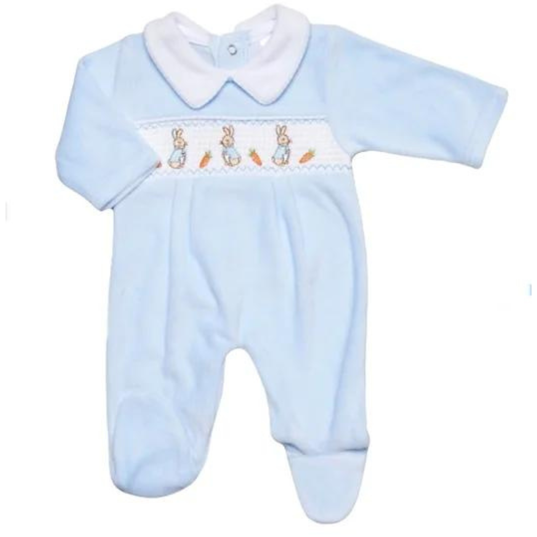 Baby Boys Premature Velour All in One