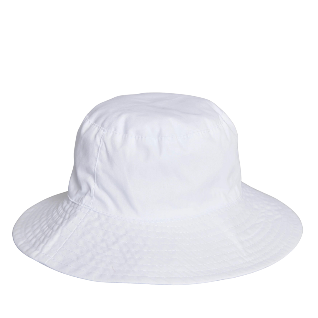 White Wide Brim Hat