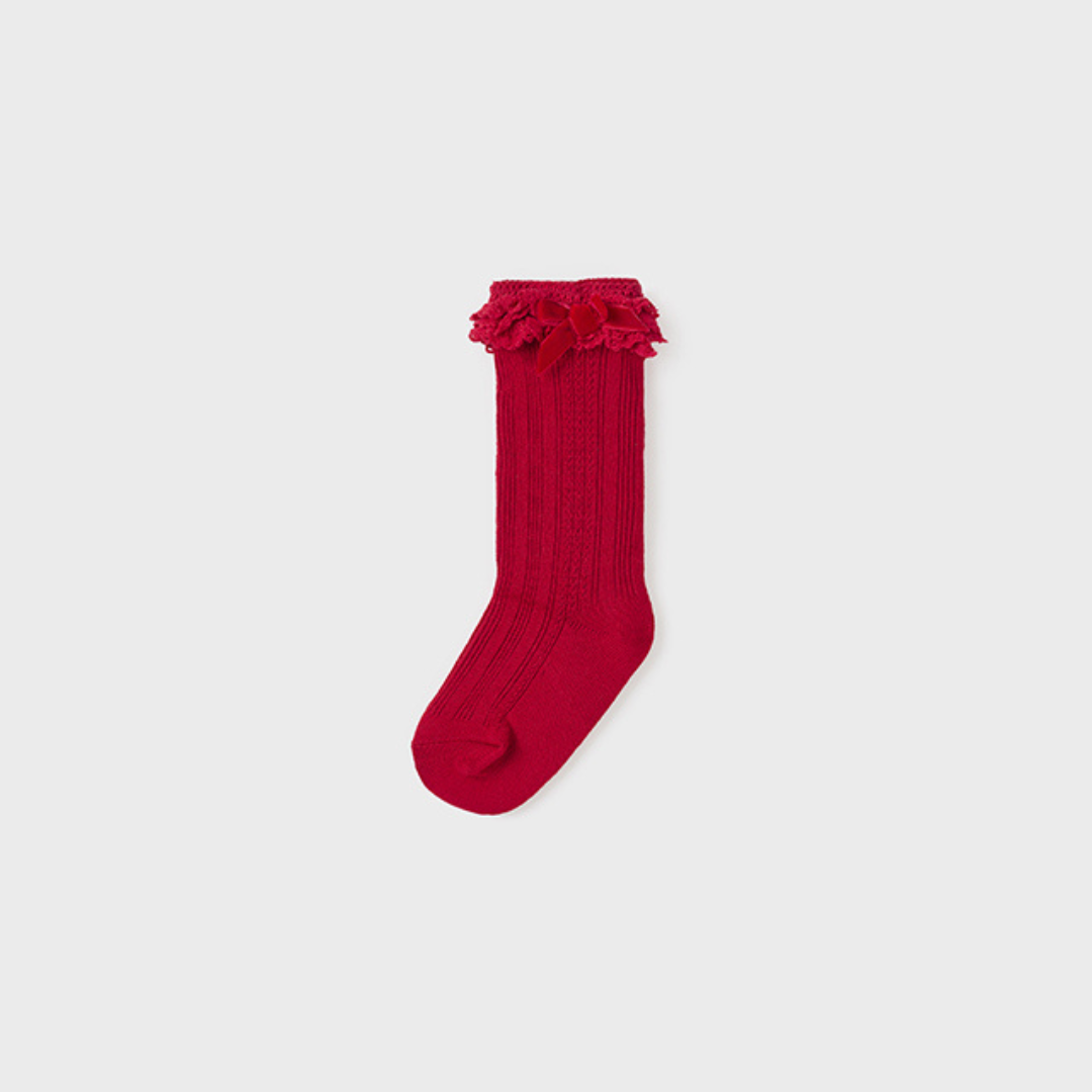 Mayoral Girls Red Socks