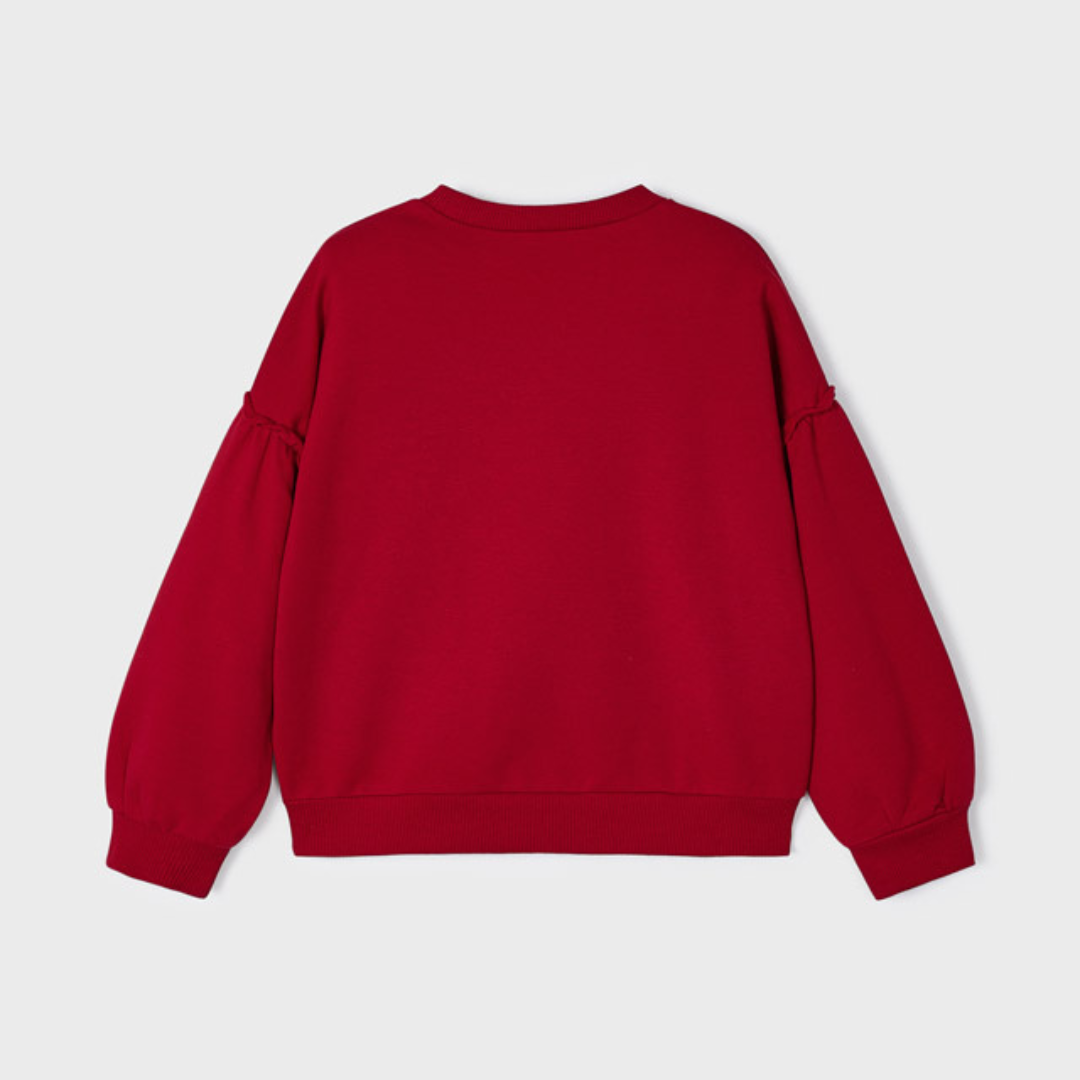 Mayoral Girls Red Sweatshirt