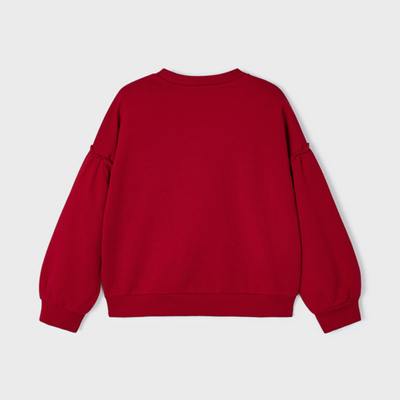 Mayoral Girls Red Sweatshirt