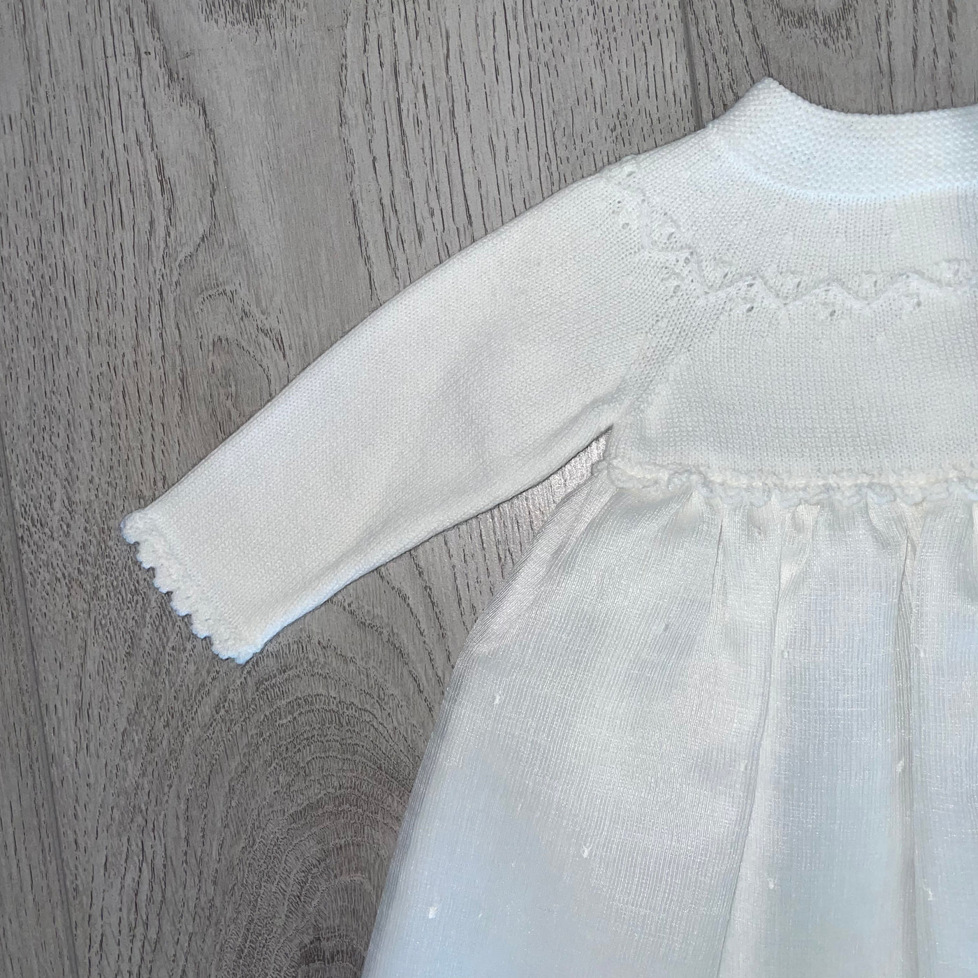 Artesania Granlei Short Knit Christening Gown
