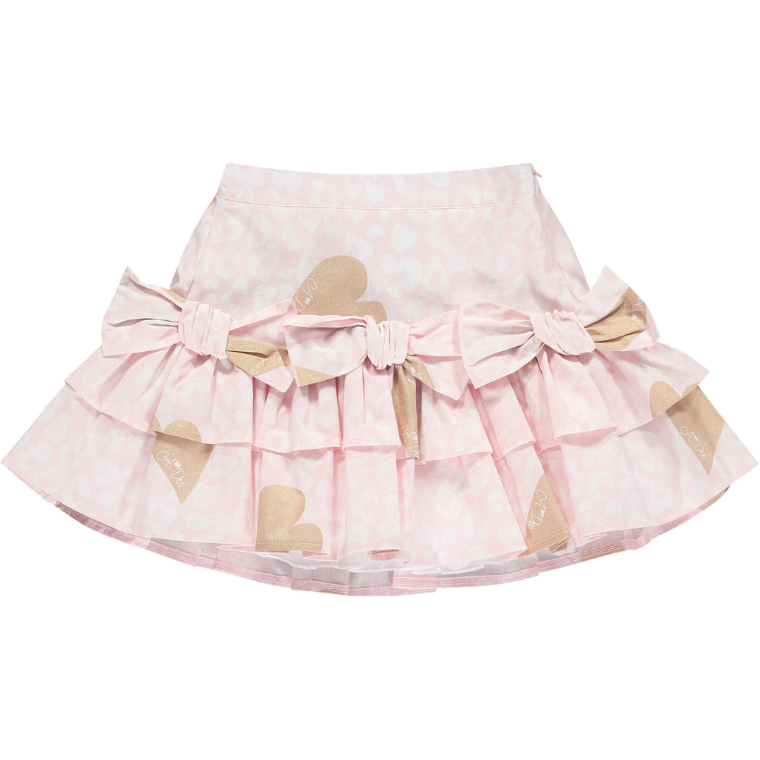 A Dee Pink Top & Skirt Set