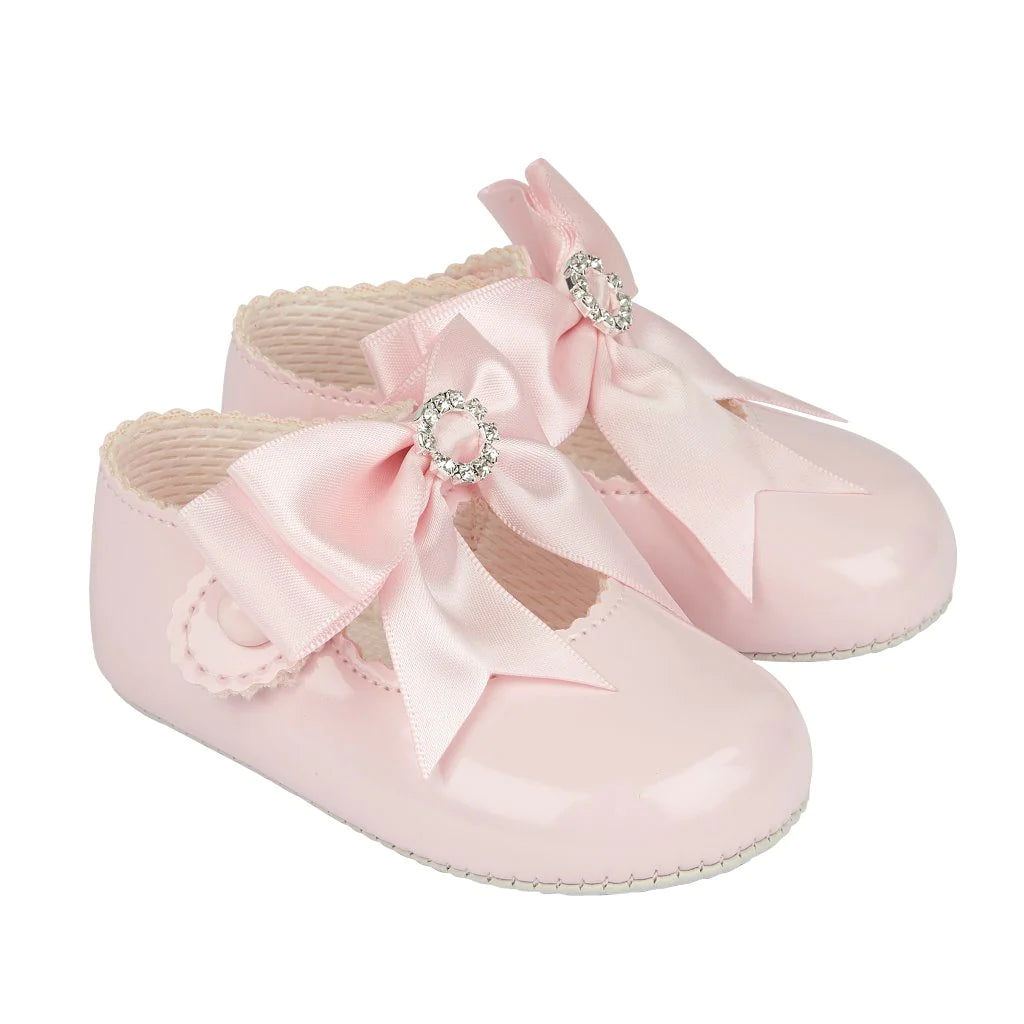 Baypods Pink Patent & Diamanté Shoes