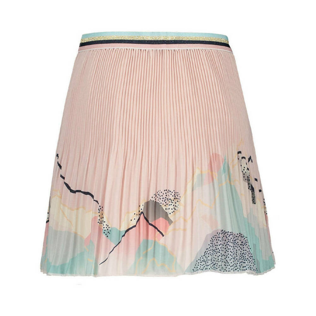 Nono Girls Pleated Print Skirt