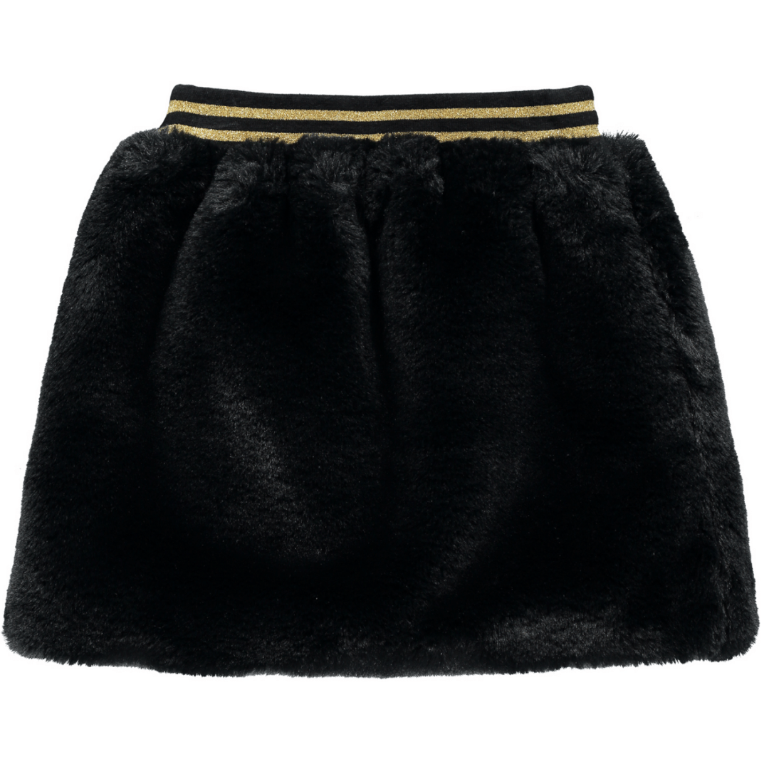 A Dee Girls Faux Fur Skirt