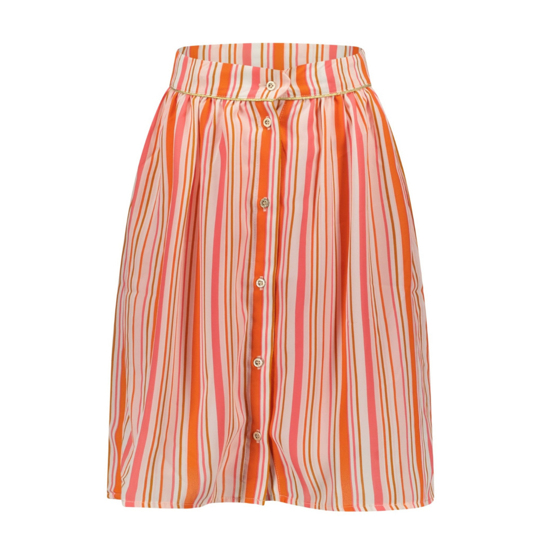 Le Chic Girls Long Stripe Skirt