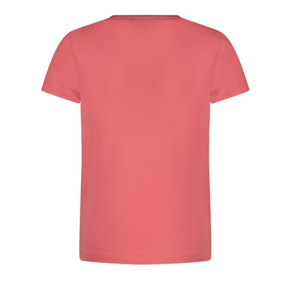 Le Chic Girls Coral & Gold T-Shirt