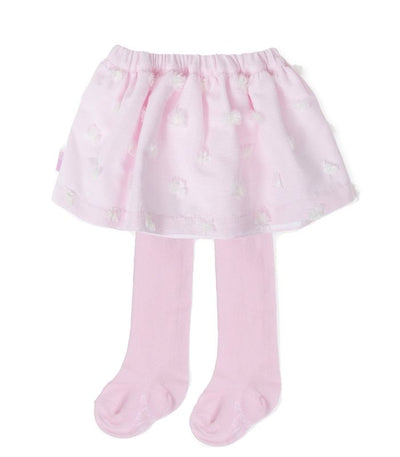 Tutto Piccolo Girls Light Pink Skirt & Tights